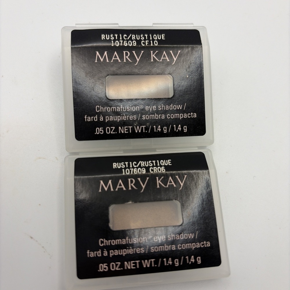 Mary Kay CHROMAFUSION EYE SHADOW 0.05 Oz Rustic  107609 Lot Of 2 New